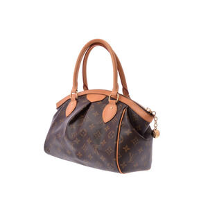 Louis Vuitton Monogram Leather Tivoli Bag Shoulder Brown